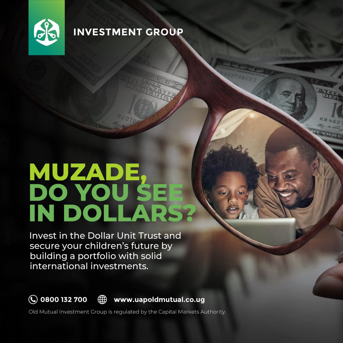 Got a child in an international school? Here's a smart move: Invest in @UAPOldMutualUg’s #DollarUnitTrust for school fees. It offers returns and risk diversification, ensuring a solid financial plan for their education. 
Sign up now: uapoldmutual.co.ug
#TutambuleFfena