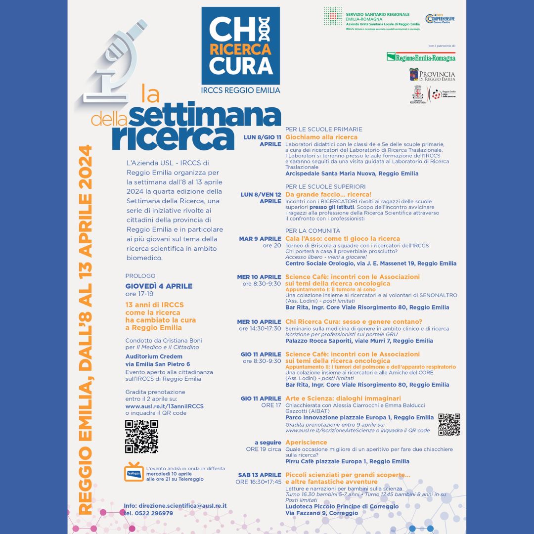 #SettimanaDellaRicerca da oggi al 13 aprile. 
Consulta il programma 👉tinyurl.com/23e55j55