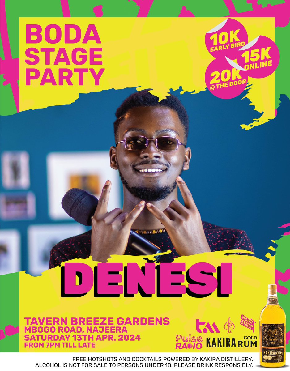 Denesi__'s tweet photo. This Saturday๐ฅ๐ฅ๐ฅ๐ฅ๐ฅ Boda Stage Party is Back!!!!!
What songs would you like to see me perform off my album
#EverythingIsReal
#BadoStageParty https://t.co/x490wexljk