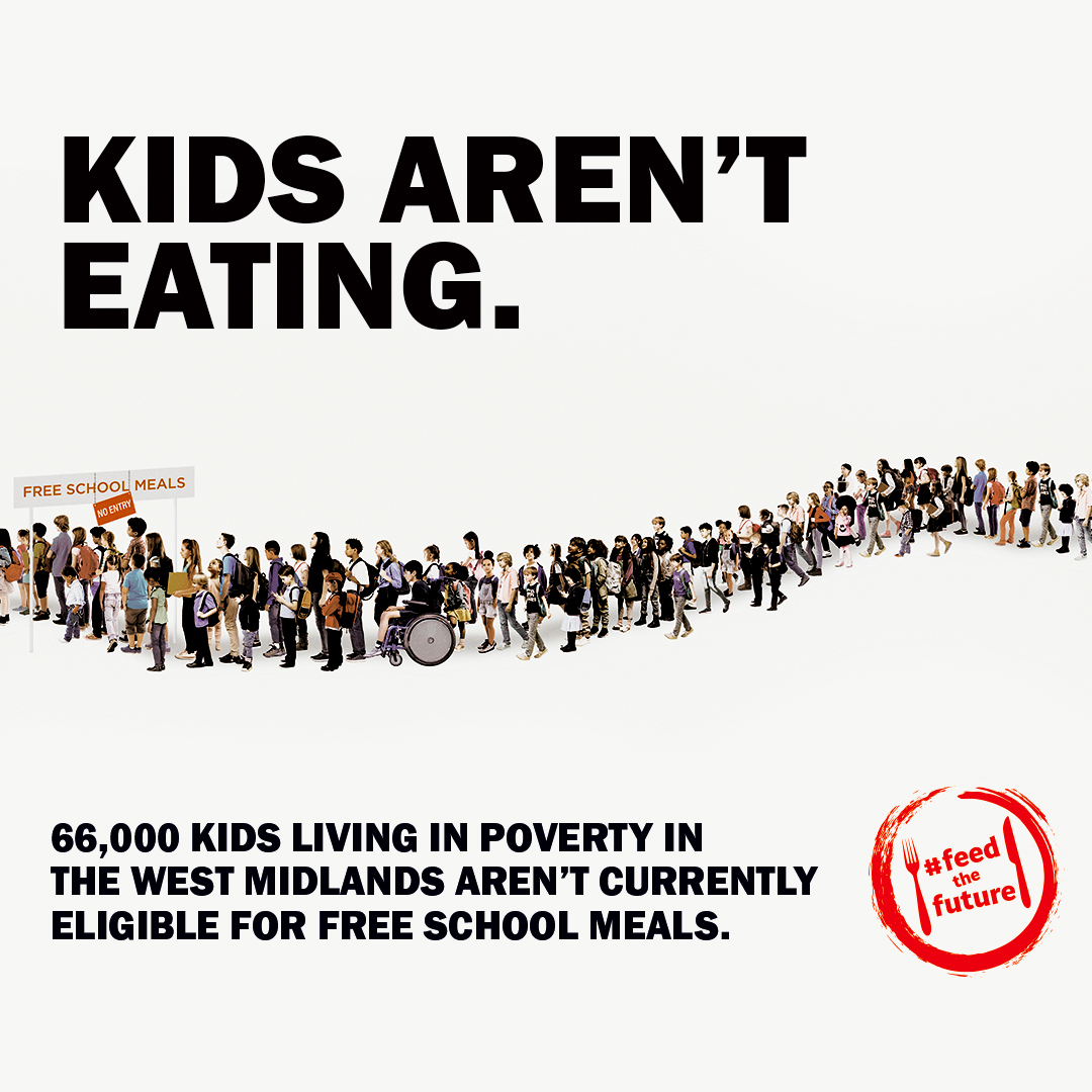 66,000 children living in #poverty in the West Midlands are missing out on #FreeSchoolMeals Every child should have equal access to hot nutritious food at school no matter where they grow up. Show your support here: ➡️ bit.ly/3rlmvWK #FeedWestMidsKids