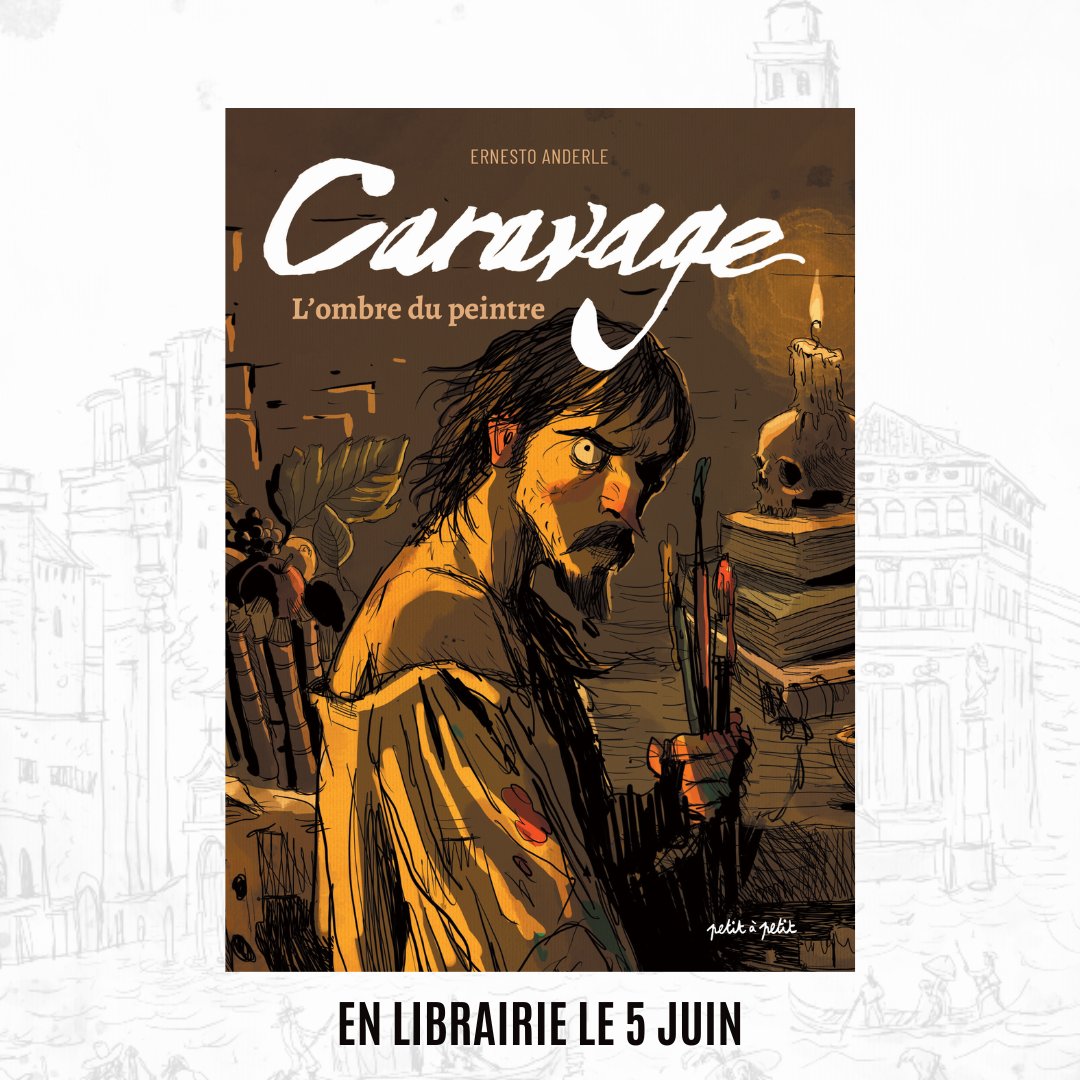 [Prochainement en libraire] 🎨 'Caravage L'ombre du peintre' sera disponible le 5 juin 2024 en librairie. Auteur : Ernesto Anderle Aux docus : C.Stigliani, S.Loire, S.Laroche, D.Bakhuÿs 📚Plus d'informations : petitapetit.fr/produit/carava… #BD #docuBD #Caravage #Caravaggio