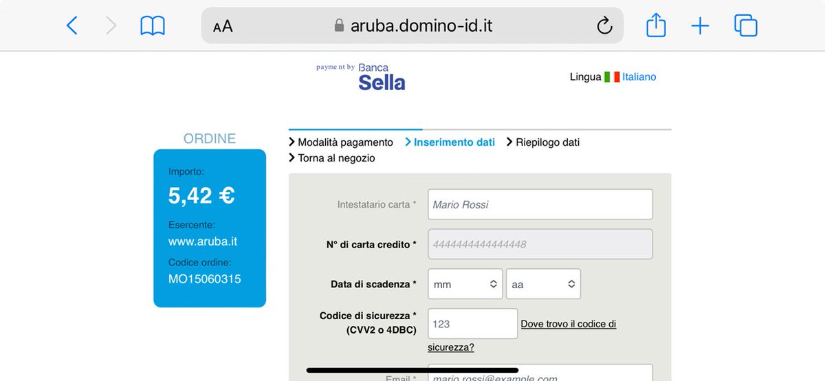 #phishing targeting Italians 🇮🇹 @tucows, reported 5 days ago, still up🤡 /aruba.domino-id.it heavy mobile geoblock restriction from Italy 🇮🇹 @Arubait @ICANN @malwrhunterteam @JAMESWT_MHT @dubstard @YourAnonRiots @andsyn1 @UK_Daniel_Card @BeeHiveCyberSec @Malcoreio @douglasmun