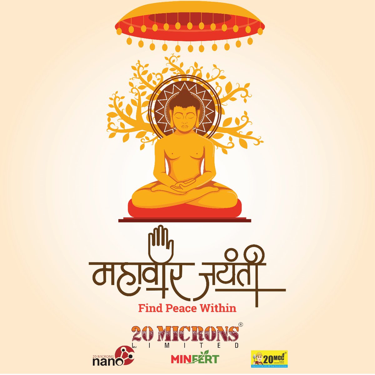 May Lord Mahavir's teachings inspire us all to embrace compassion and understanding in our everyday lives. Our team wishes a peaceful Mahavir Jayanti to all. #MahavirJayanti #HappyMahavirJayanti #MahavirJayantiGreetings #MahavirJayantiWishes #AuspiciousDay #Truth #Knowledge