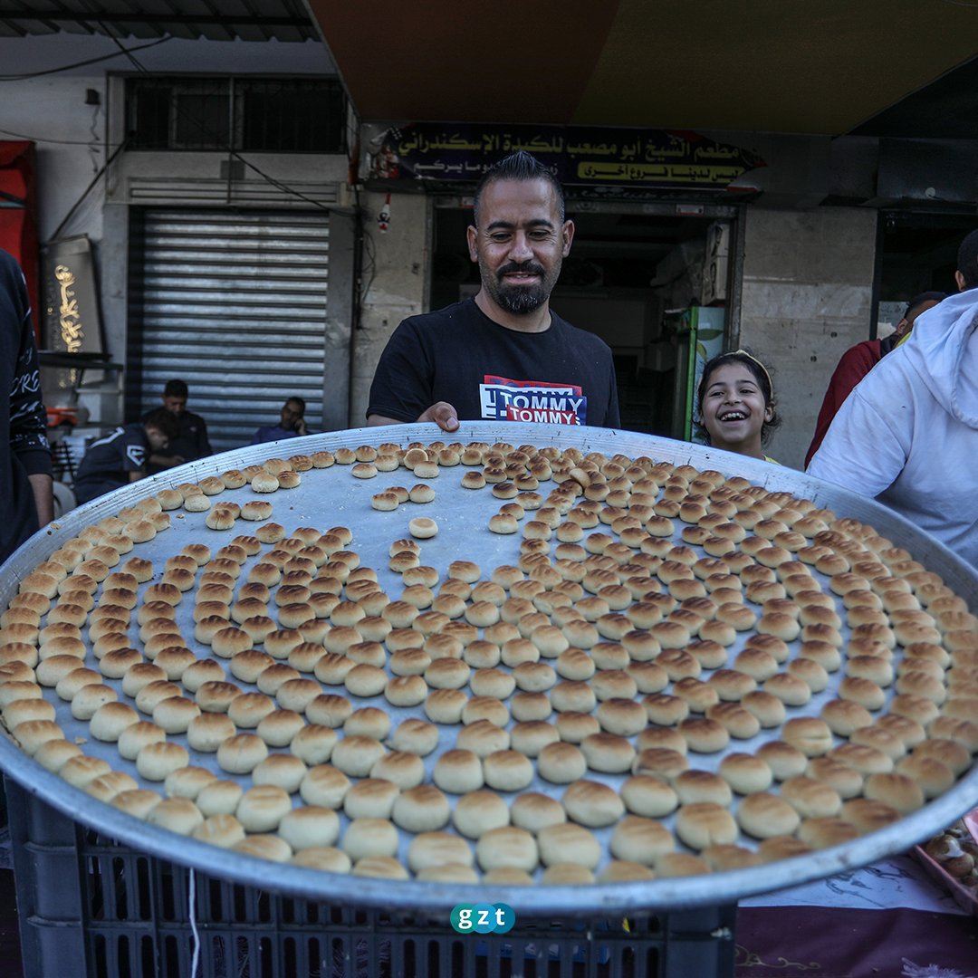 🍬Gazze'de İsrail saldırıları gölgesinde ramazan bayramı hazırlıkları devam ediyor