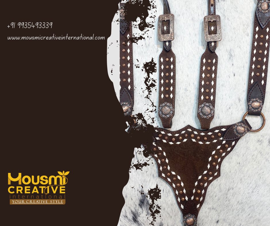 Grab your Western Leather Headstall Set today and let your inner cowboy or cowgirl shine! 📷 Shop now at mousmicreativeinternational.com Yeehaw! 📷 #texaslife #WesternRiding #LeatherHeadstall #EquestrianStyle #RideInStyle #headstalls #texashorselovers #mousmicreative