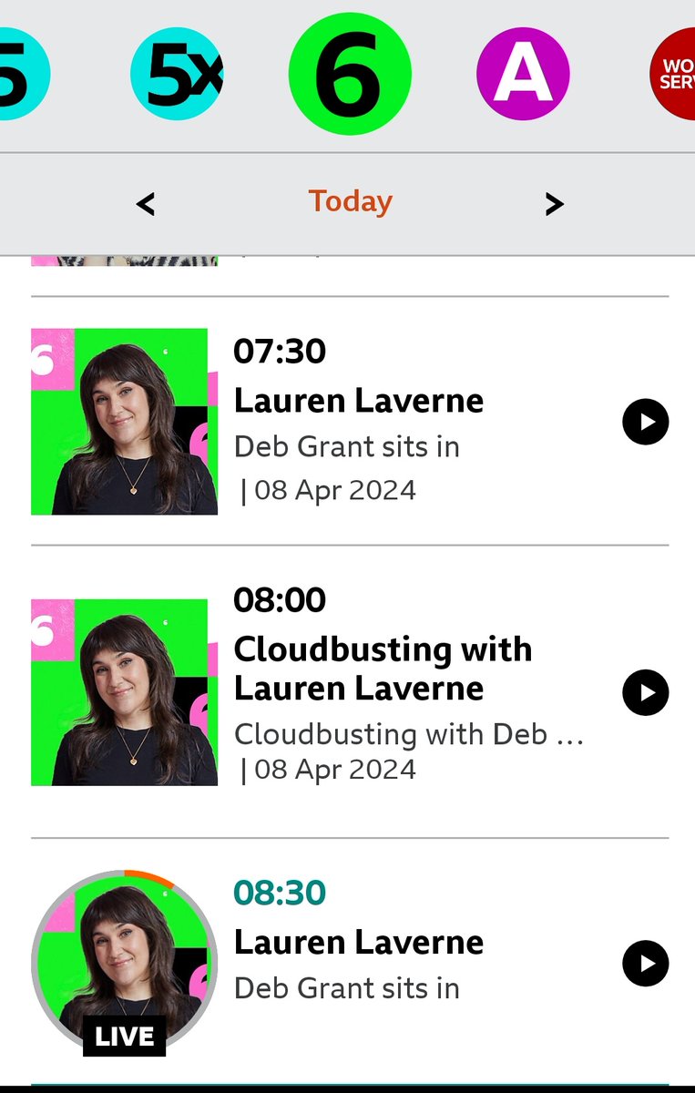 RickieWrites's tweet photo. Is it legal to ask Deb Grant to work (at least) 12 consecutive days on #SixMusic? 
Talking of radio decisions, odd that they haven't bought in a sub for Jo Whiley tonight. Such an important timeslot to be able to have live engagement. https://t.co/ljm7ERFndm