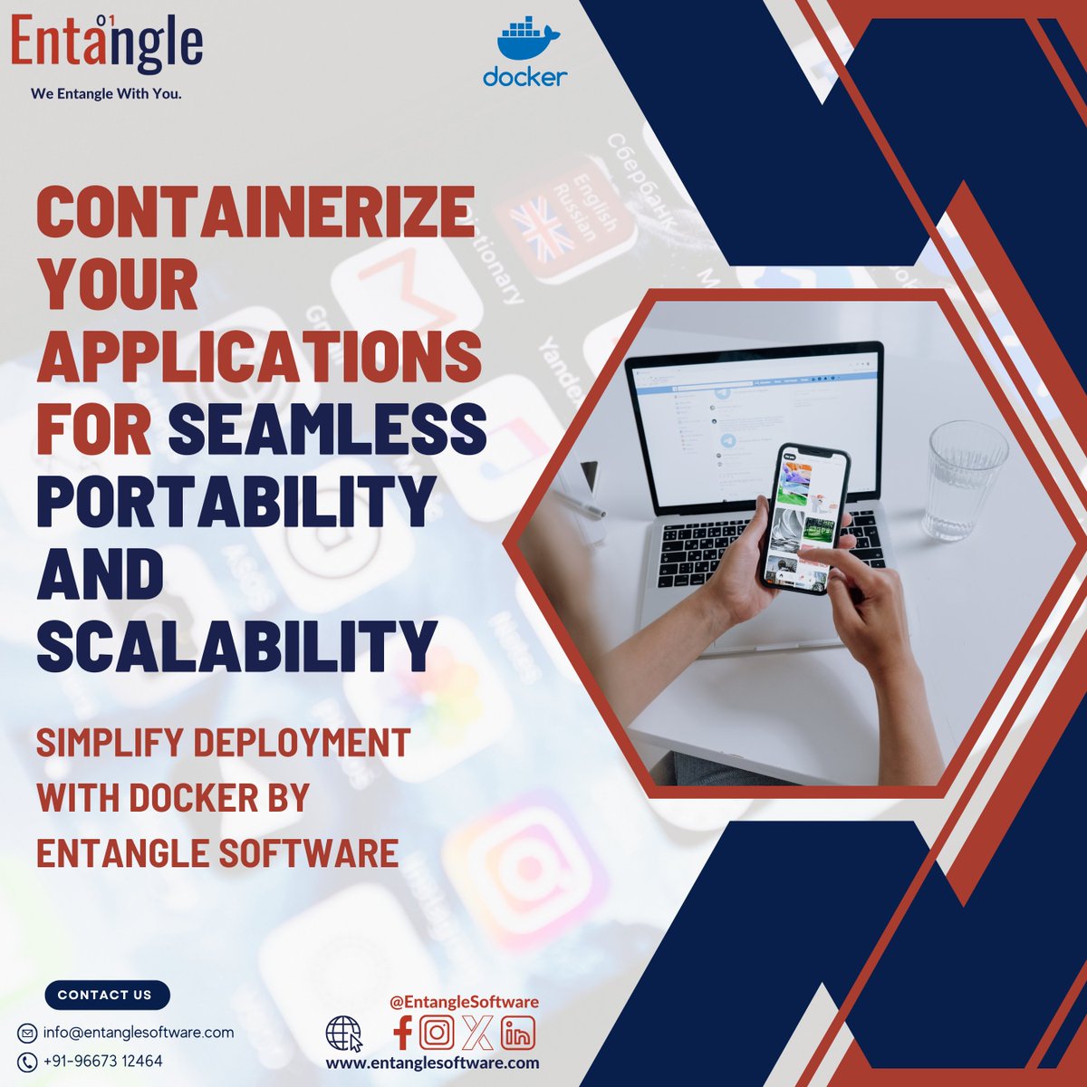espl_software's tweet image. Sail into smoother deployments with Docker by Entangle Software! Say goodbye to environment inconsistencies and hello to lightweight, portable containers.

Explore why Docker is the game-changer for modern development!

#DockerRevolution #EntangleInnovates