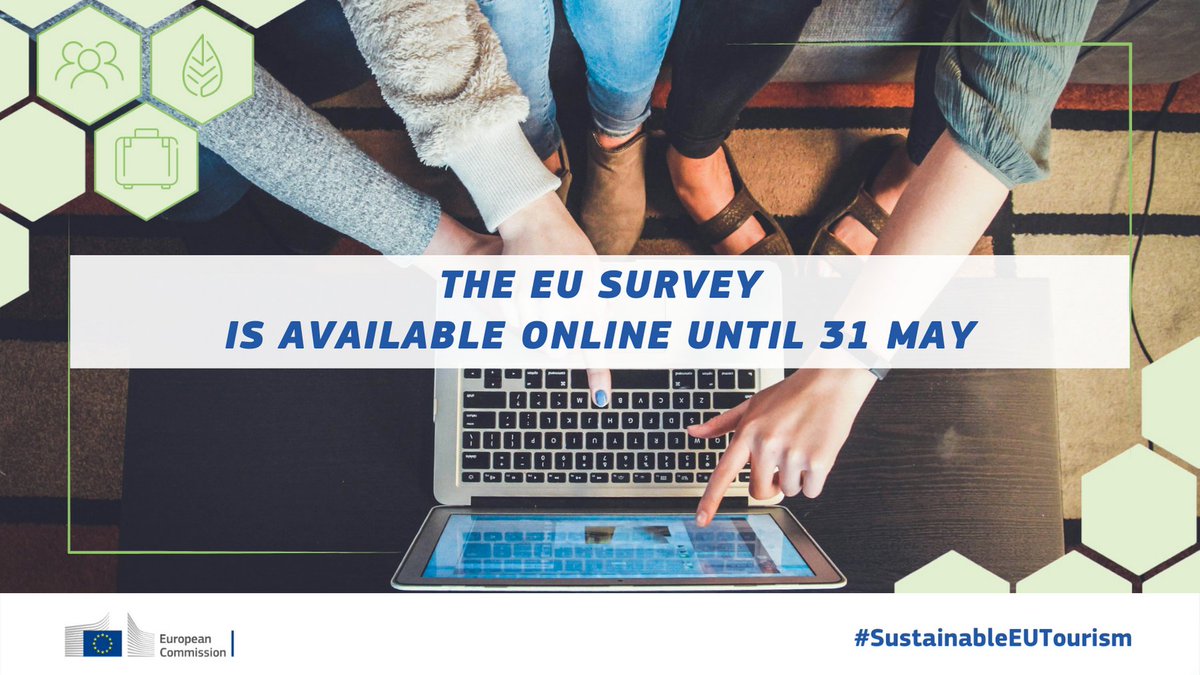 📢  Attention all #EUTourism stakeholders! 

🇪🇺  The EU has launched the #SustainableEUTourism survey to help build a resilient future for the sector ♻️

🔗 europa.eu/!9XGpHF

🤝 #DMOs - share your valuable insights to shape the future of #EUTravel! Open until 31 May 🗓️