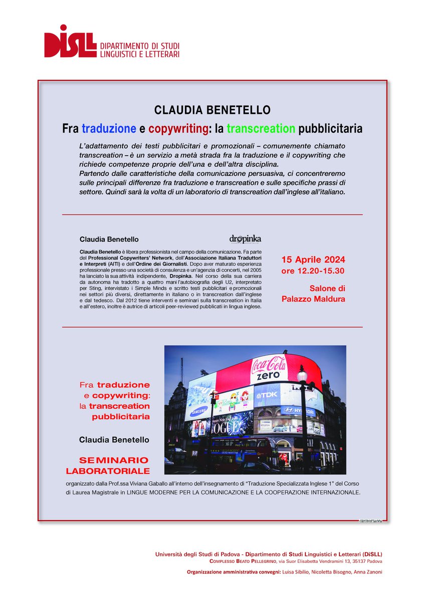 Claudia Benetello tweet media