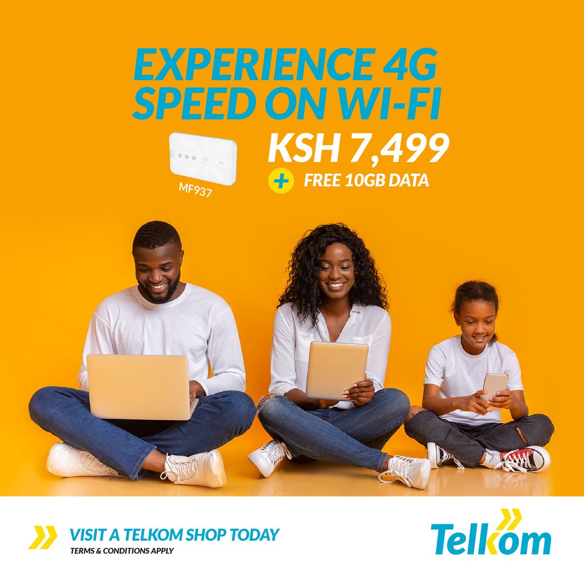 Meet the MF937 router – your ultimate connectivity solution! Whether you're chilling at home or on the move, enjoy seamless browsing and streaming. PLUS, score an extra 10GB free when you purchase for only Ksh 7,499! Stay connected wherever you go! 📶💻