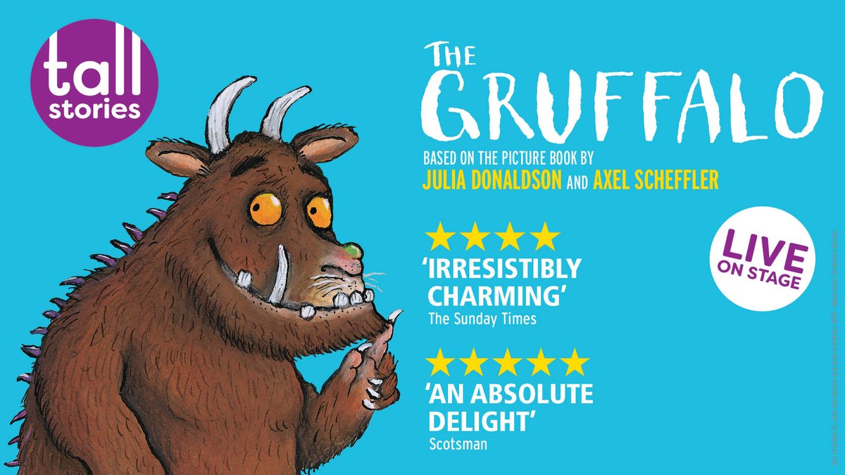 The scariest creature of the wood is back! The Gruffalo is returning to Guildford this Autumn. @TallStoriesLive's magical, musical adaptation of the classic picture book by Julia Donaldson and Axel Scheffler - celebrating 25 years in 2024! Book Now: yvonne-arnaud.co.uk/whats-on/the-g…