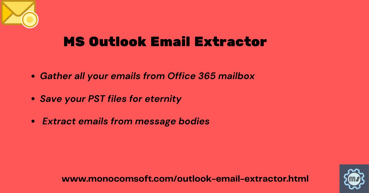 click here to visit 
monocomsoft.com/outlook-email-…
#msoutlookemailextractor 
#outlookemailextractor
#monocomsoft 
#visitnow