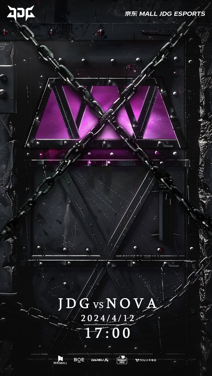 【📅Mark your calendars】 
April 12th 17:00 
JD Mall JDG Esports vs <a href="/NovaEsportsTeam/">Nova Esports</a> 
#VCTCN