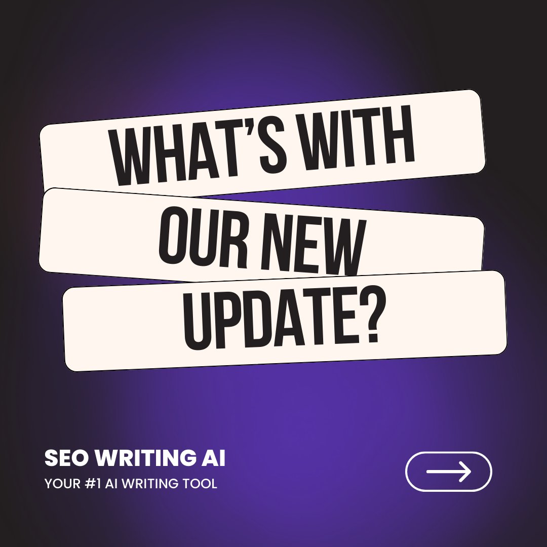 Here's what's new with seowriting.ai that you'll surely love!⤵️

--- #SEO #SEOtips #SEOstrategy #ContentCreator #ContentWriting #ContentWriter #DigitalMarketingTips #Digitalmarketing