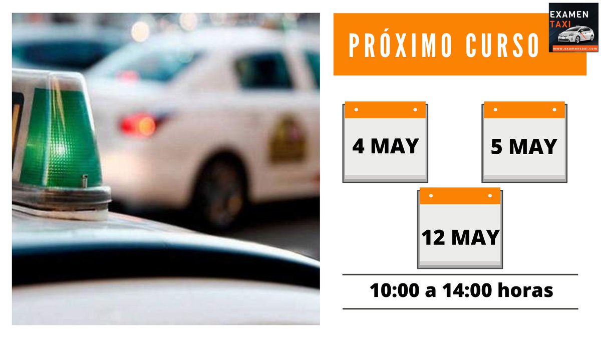 examentaxis's tweet photo. Curso Cartilla de Taxi Mayo 2024
https://t.co/m0dsFgJkcM https://t.co/Z7nIhj80as