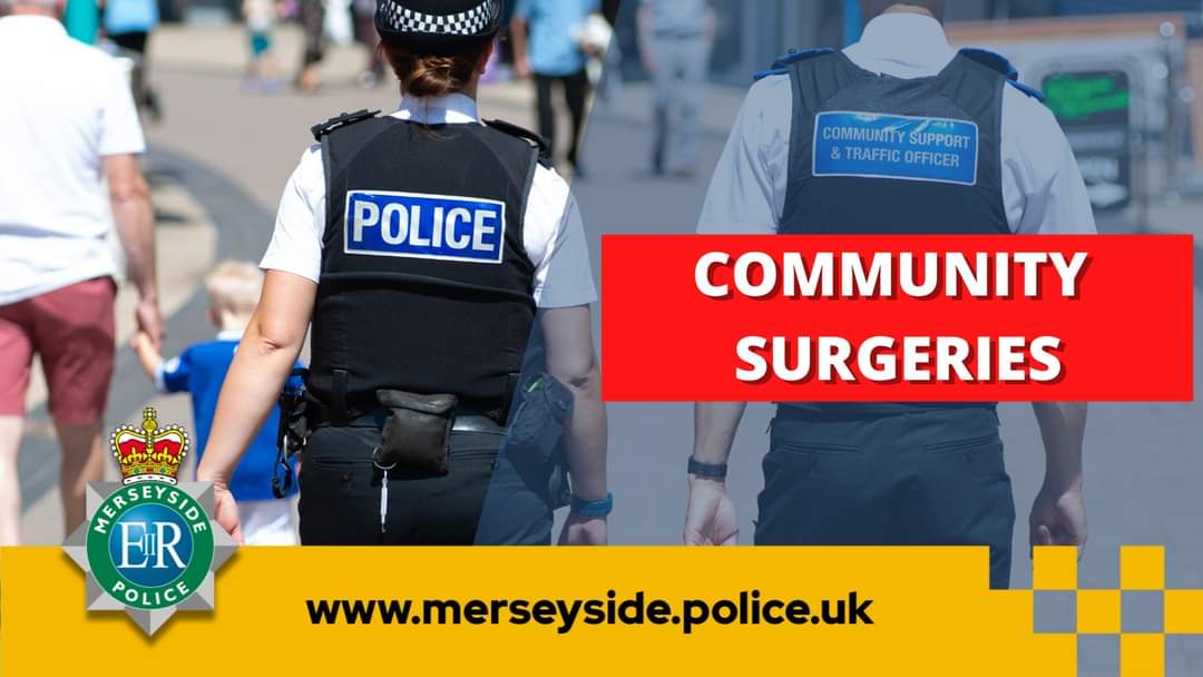 Your local PCSO Neil will be holding a community surgery this afternoon, the surgery will be held a community room within Morrisons, Belle Vale between 13.00 to 14.00 hrs. If you have any issues or concerns why not come along for a chat.