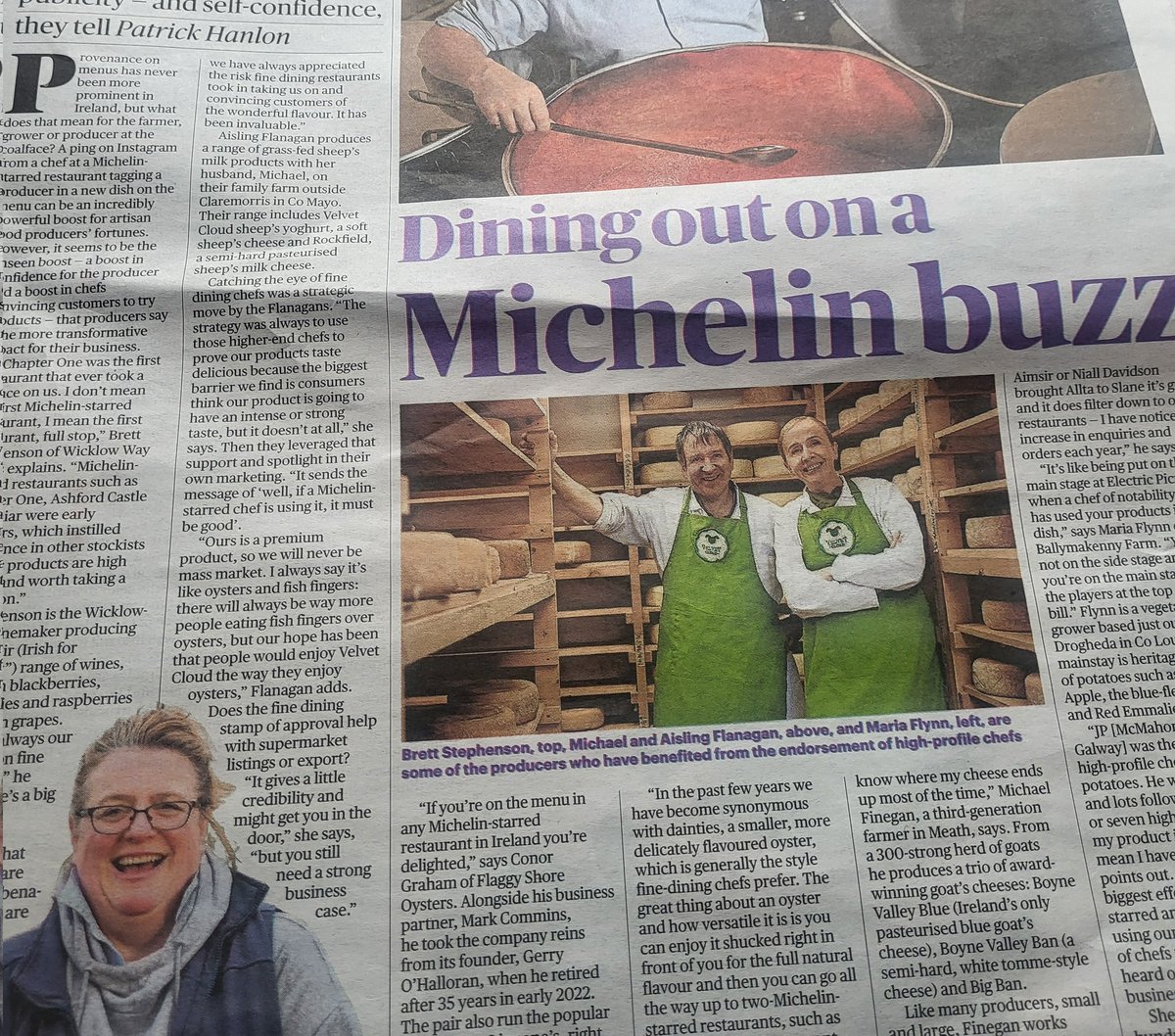 Good coverage day yesterday! Thanks to Patrick @GastroGays for his 'Michelin buzz' piece in The Sunday Times.Also delighted for so many of our customers featured in this month's @foodandwine & thrilled to get a shout out, on the menus of @ashfordcastle & @houseofplatesx