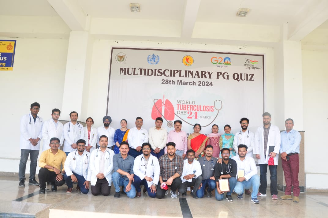 Successfully conducted Multidisciplinary PG Quiz today to commemorate World TB Day in BPSGMC Khanpur Sonepat, #TBMuktBharat#TBHaregaDeshJeetega #NikshayMitra #Tuberculosis @TbDivision @mansukhmandviya @DrBharatippawar @mygovindia @anilvijminister @hitesh_verma @MoHFW_INDIA