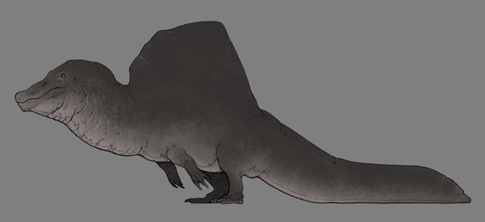 「恐竜 灰色の背景」のTwitter画像/イラスト(新着)