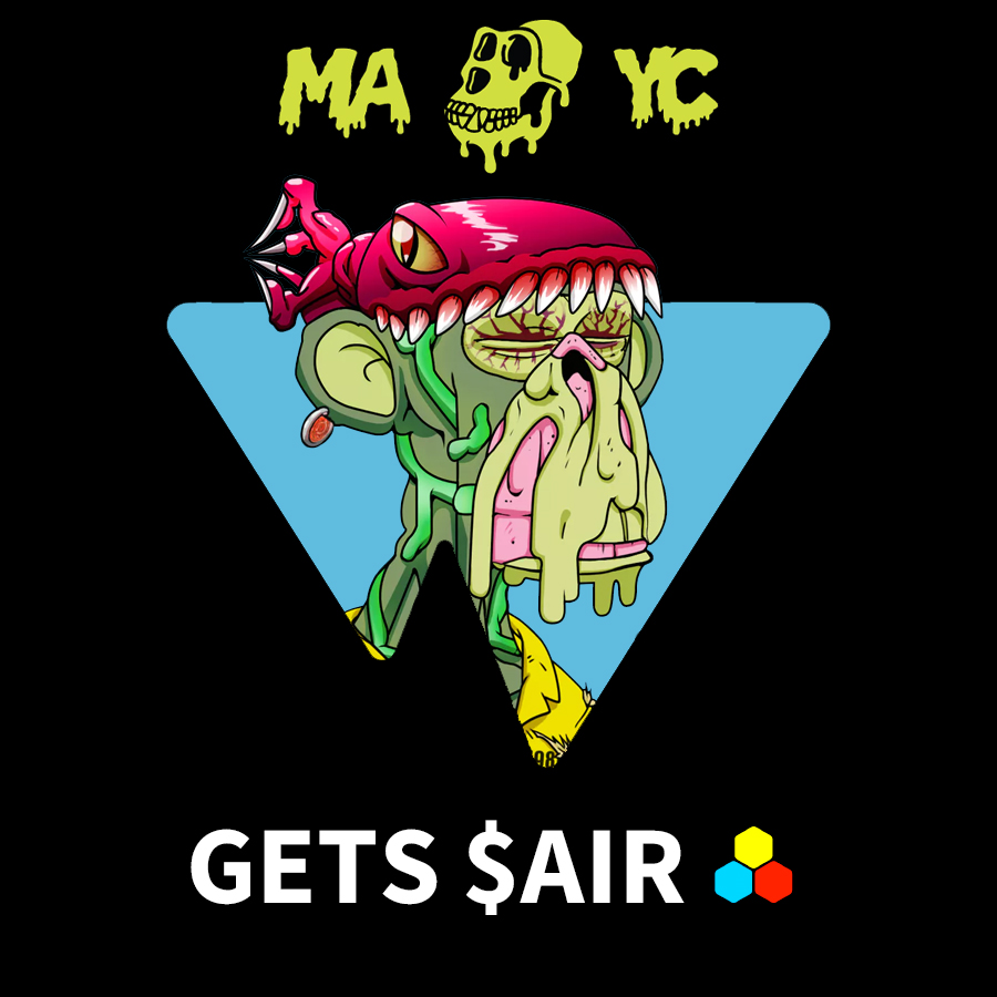 🎉Congratulations to Mutant Ape Yacht Club for being one of the most farmed collections on <a href="/ArcadeDotLand/">Arcadeland</a> 

All <a href="/BoredApeYC/">Bored Ape Yacht Club 🍌</a>  holders can farm $AIR, what are YOU 🫵 doing with your Mutant Ape?