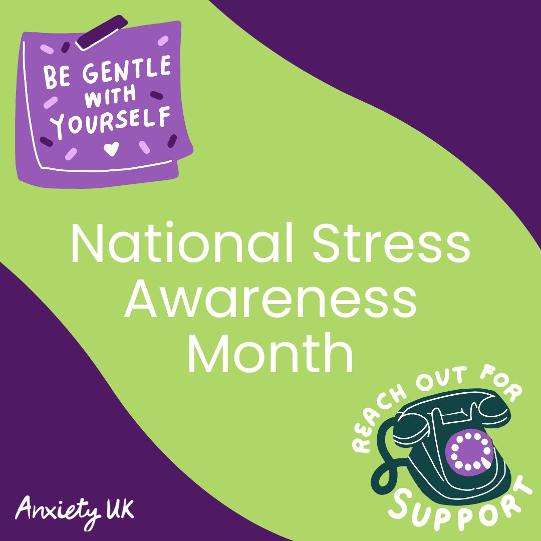 For National Stress Awareness Month it is important to be aware of how to cope with stress &amp; anxiety. 

Download your free booklet here:

anxietyuk.org.uk/products/anxie… 

#stressandanxiety #stressawarenessmonth #anxietyuk