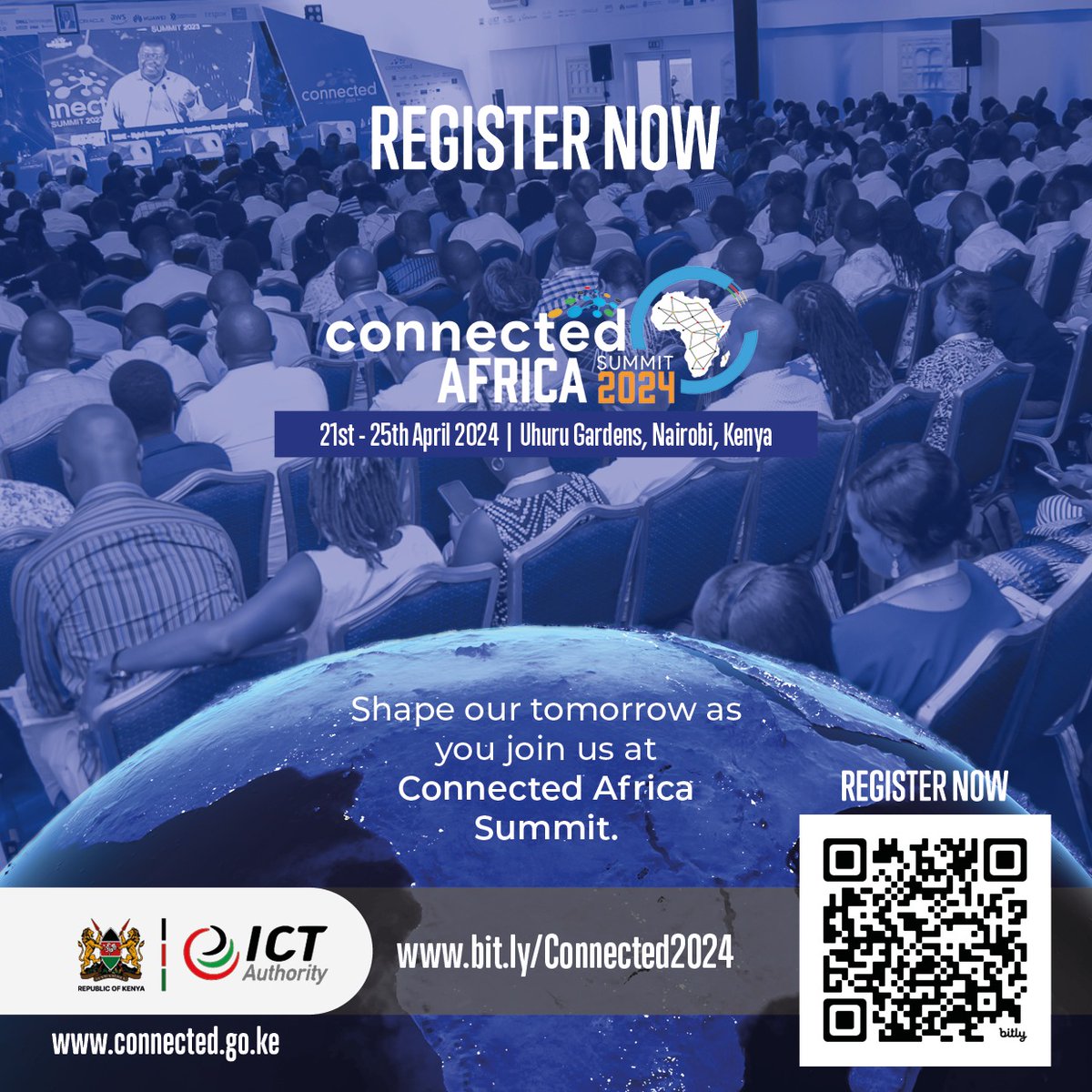 #ConnectedAfricaSummit2024 will unite African tech leaders to discuss "Shaping The Future of a Connected Africa." Whether you're an innovator, investor, or tech leader, we invite you to join this continental conversation. Registration is ongoing via connected.go.ke