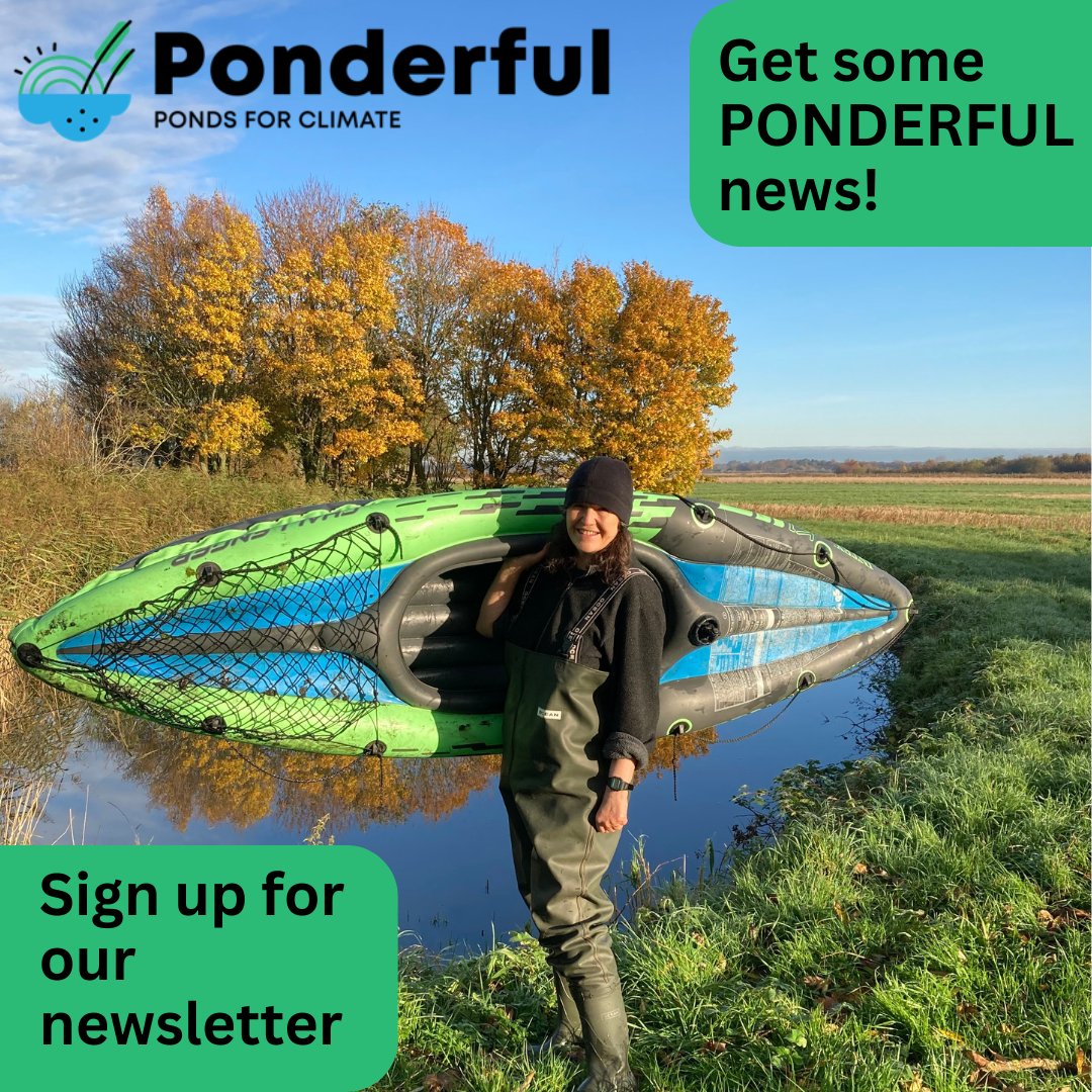 Interested in freshwater? Sign up for the #PONDERFUL newsletter and get our news and updates delivered to your inbox. Sign up: ponderful.eu/contact/ Read previous issues: ponderful.eu/newsletter/