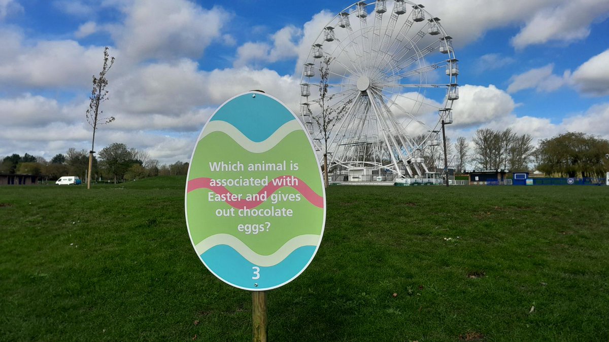 This week is your FINAL chance to try our free Easter Trail 🐰🍬 Designed for kids approximately aged 3-7, the trail follows a short route and there's a treat waiting for each child at the end! Head to the Watersports Centre and collect an answer sheet between 10am - 4pm.