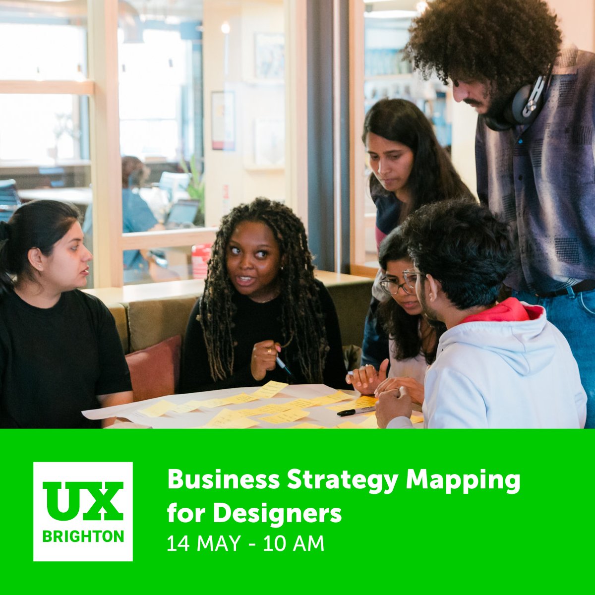 In a time where job security is more myth than reality, differentiation is key. 🌟 Join our 'Business Strategy Mapping for Designers' workshop on May 14 at 10 am and discover new opportunities. #SecureYourFuture #UXBrighton uxbri.org/business-strat…