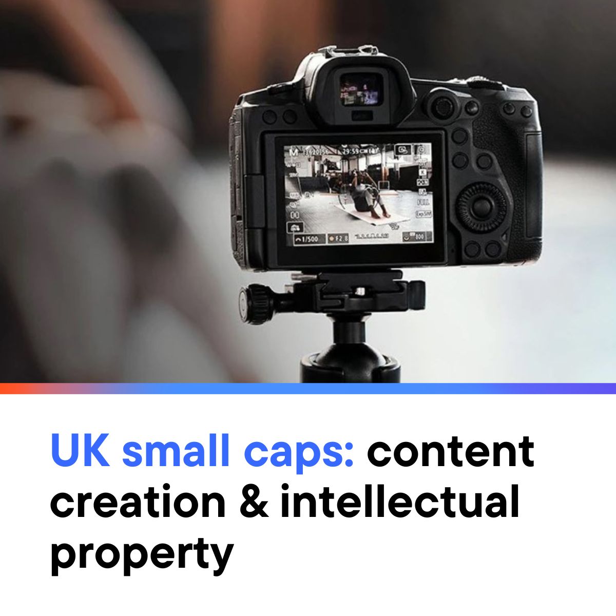 UK small caps: content & intellectual property How are shifting trends in content consumption boosting businesses that create innovative content? s.frk.com/3Ja8GA0