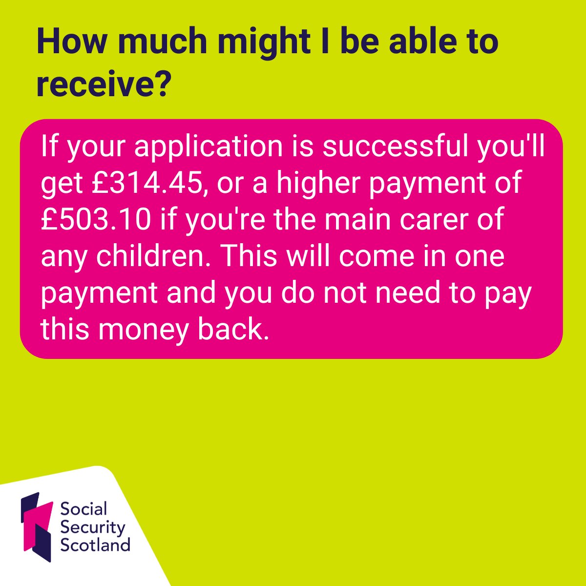 Job Start Payment helps people aged 16-24, who have been out of paid work and receiving a qualifying benefit for 6 months, with the costs of starting a new job. The job can be for any paid employment, including apprenticeships. More at mygov.scot/jobstartpayment