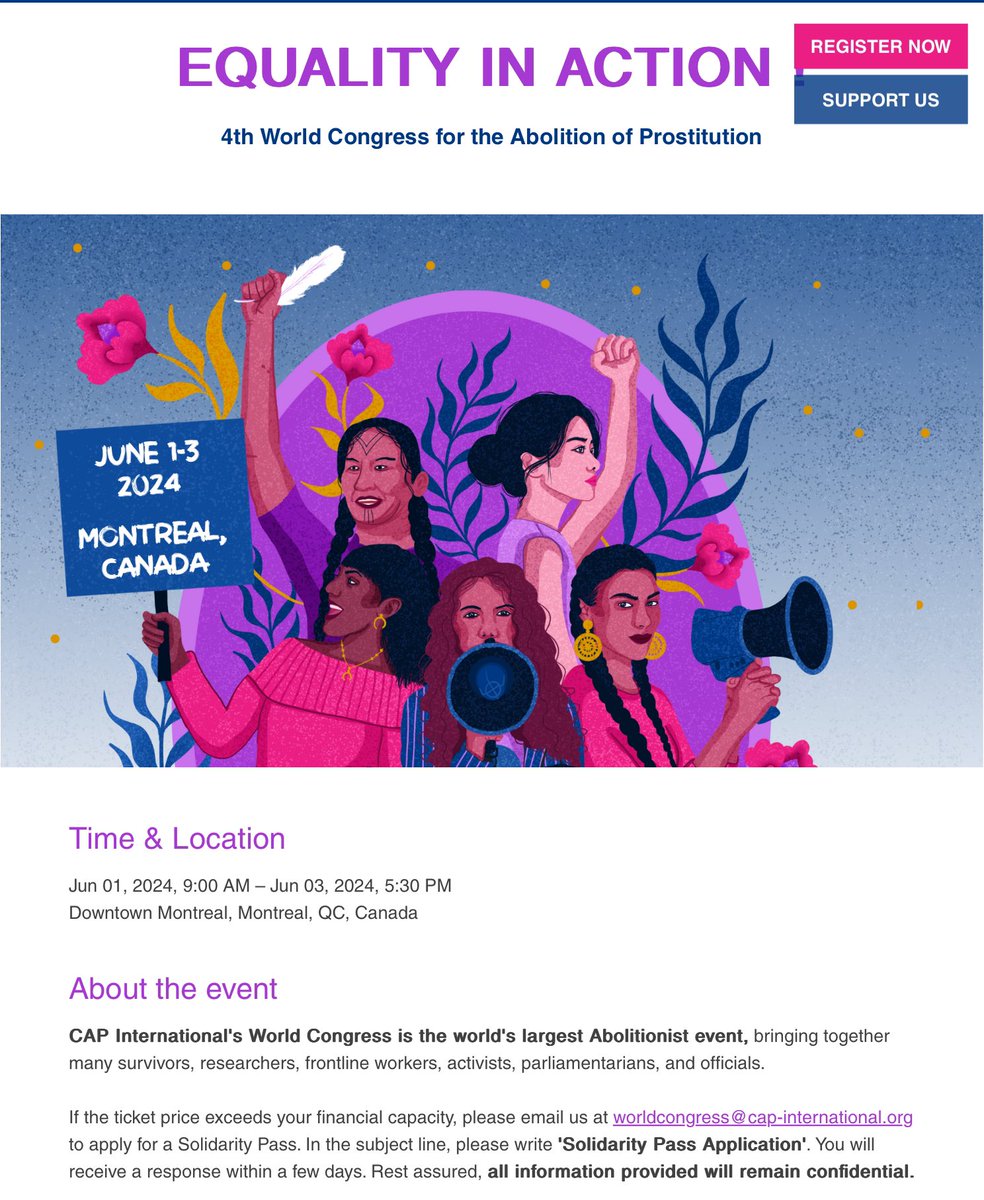 You don’t want to miss this! 
Get your ticket now capworldcongress.com
#EqualityInAction #Sisterhood #Solidarity