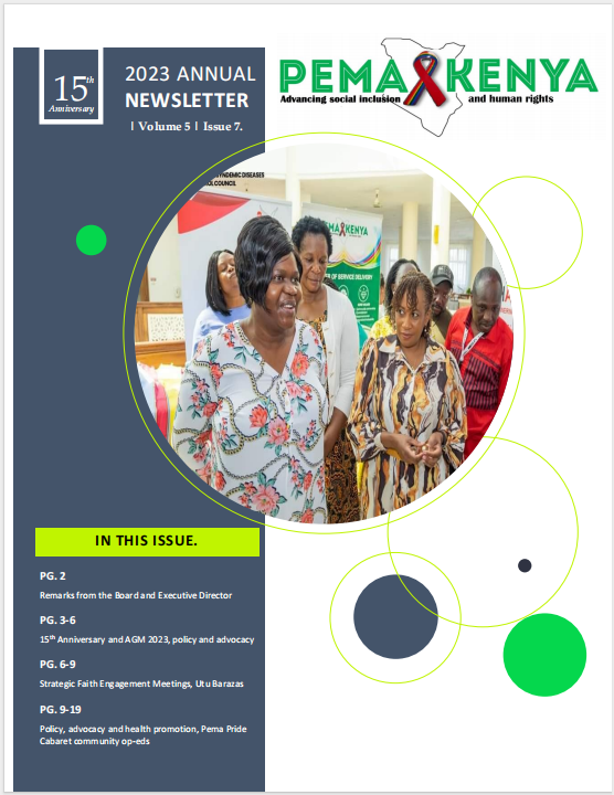 1/2: 
Greetings esteemed partners,
We extend a warm welcome to <a href="/pemakenya/">Pema Kenya</a>'s 2023 Annual Newsletter, encapsulating the significant strides achieved between January and December. Highlights include insightful remarks from our Board and Executive Director on Page 2...