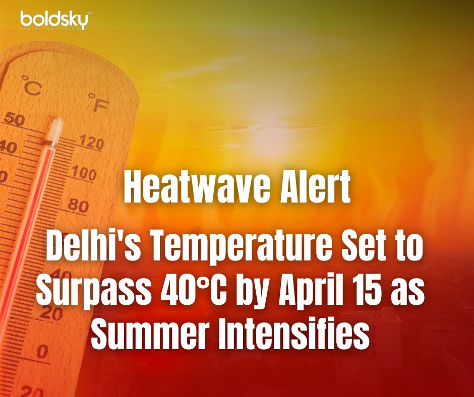🌞 Delhi Heat Alert: Brace for 40°C+ Temps by April 15! 🌡️ "Get ready for a sizzling week ahead in #Delhi! The Indian Meteorological Department forecasts soaring temperatures, with highs surpassing 40°C by April 15.