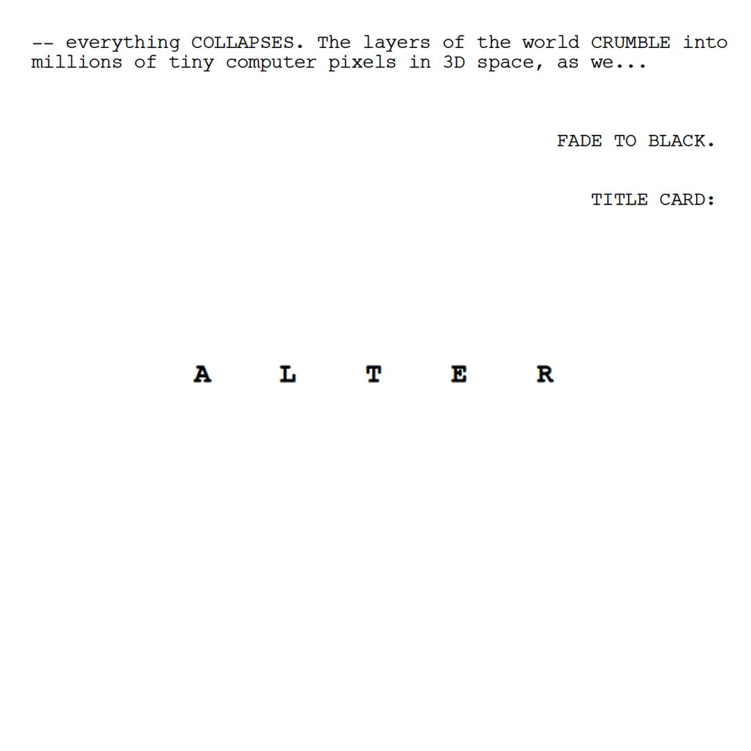 I am thrilled to announce that my recent script ALTER was selected on the longlist for the Australian Writer's Guild John Hinde award for Excellence in Science Fiction. Next stop, hopefully: 🎥