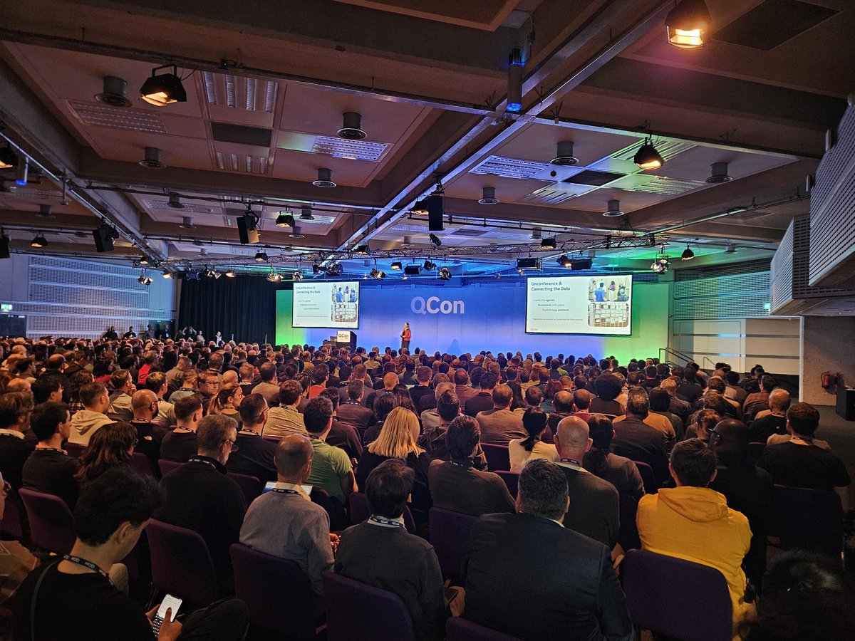 First time at a physical conference since I don't even remember when - will give a talk at QCon London tomorrow. Weird, but really nice feeling.