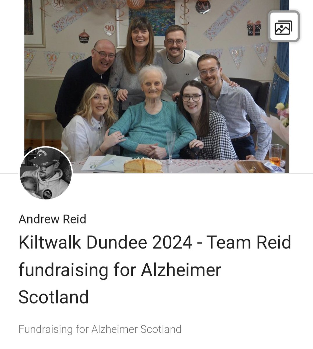 I'll be taking part in @thekiltwalk (Dundee) on Sunday 11th August alongside my dad and @grantreid1, in aid of @alzscot. As first-timers, we thought we'd ease into it... by doing the full 21.5-mile route. 😅 Any acts of generosity (donation, RT) very much appreciated! ✨