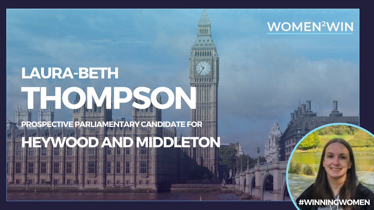 🌟 Meet our #WinningWoman Laura-Beth Thompson, the Prospective Parliamentary Candidate for Heywood and Middleton. 🇬🇧 Dedicated to making a difference, let's support her path to Parliament. 💪✨ Discover more: Women2Win.com. #Women2Win #Empowerment