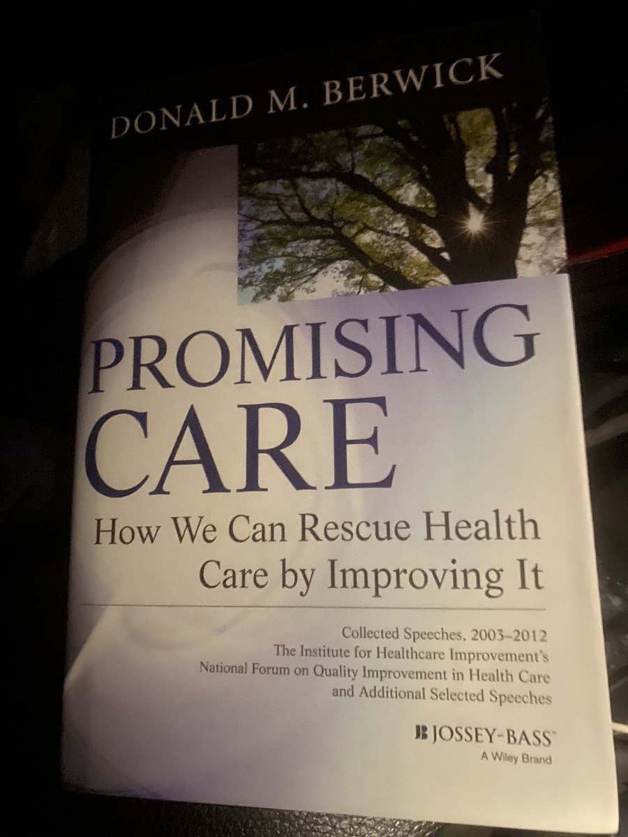 I am about to join @donberwick for a masterclass about reducing waste and improving quality in our health service. Thankyou to @BevanCommission - this is a pinch me moment, I can’t believe that I’m going to meet a man who I have admired and quoted for years.