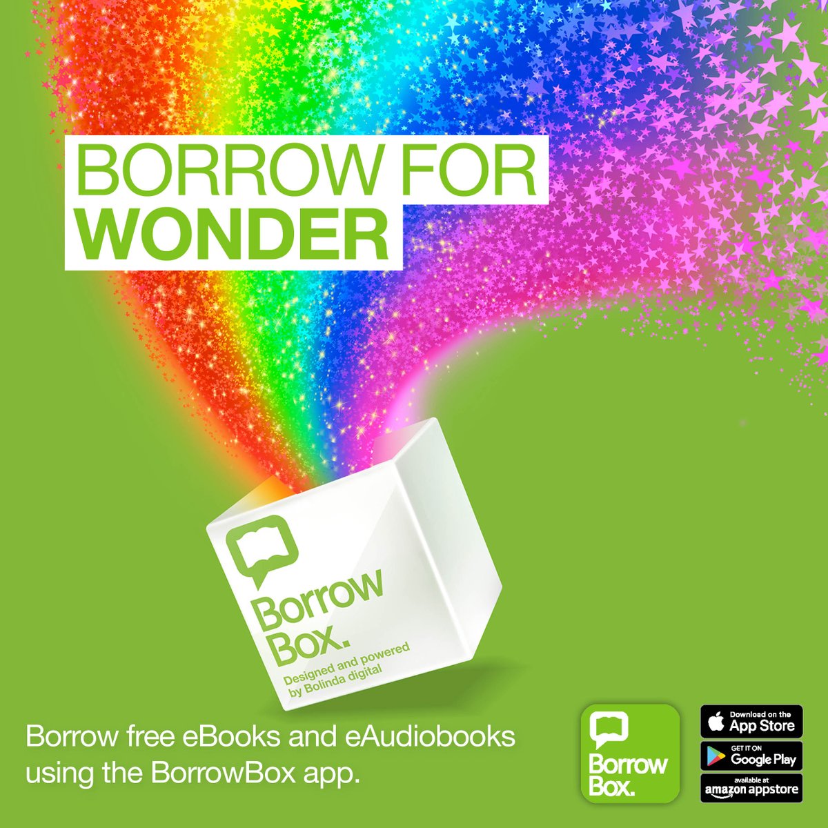.@BorrowBox is here for wonder. Use the @Borrowbox App or visit staffordshire.gov.uk/eLibrary for a fantastic range of eBooks & eAudio