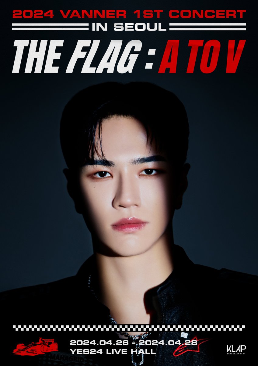 2024 VANNER 1ST CONCERT
[THE FLAG : A TO V] IN SEOUL
#태환 #TAEHWAN 

🏁 공연 일시
2024.04.26 (금) 8PM (KST)
2024.04.27 (토) 6PM (KST)
2024.04.28 (일) 5PM (KST)

🏁 공연 장소
YES24 LIVE HALL

#VANNER #배너
#THEFLAG_ATOV