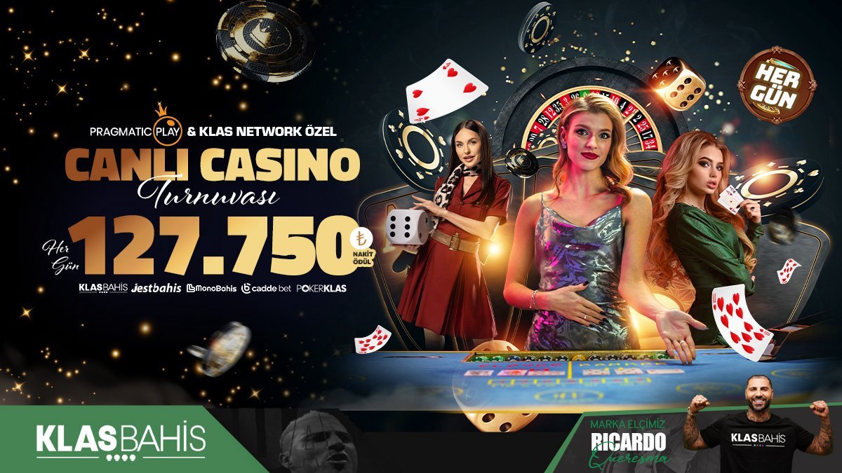 🌐KlasBahis Giriş : cutt.ly/Klasbahis ⚡ KlasBahis I Pragmatic Play & Klas Network Özel Canlı Casino Turnuvası 💸 Her Gün Ödül Havuzu I 127.750 TL ℹ Detaylar Turnuvalar Sayfamızda!