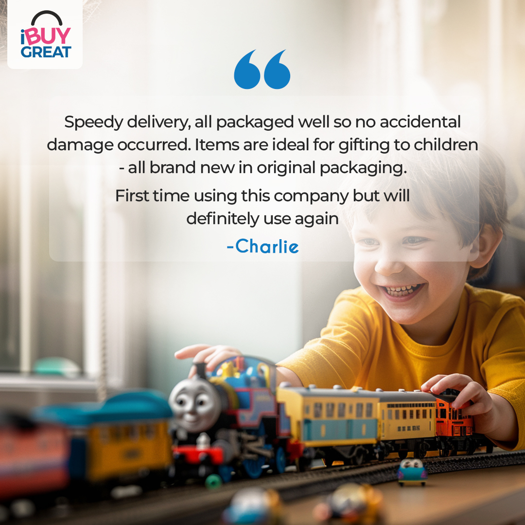 We're committed to always giving our best. Thank you for choosing us, and we look forward to serving you again soon!

#ibuygreat #customerreview #happycustomer #satisfiedcustomer #toyphotography #actionfigures #toycollector #toyshop #toystagram #learningthroughplay #familyfun