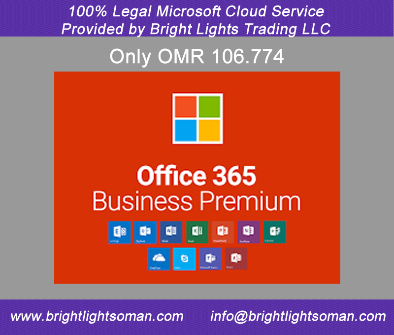 #Microsoft #microsoft365 #Microsoftbusiness #MicrosoftOffice #MicrosoftOffice365 #microsoftpremium only OMR 106.774 
FREE 30 MINUTE CONSULTATION:-
brightlightsoman.com/contact.htm
#Microsoft #microsoft365 #Microsoftbusiness #MicrosoftOffice #MicrosoftOffice365 #macOS #mac