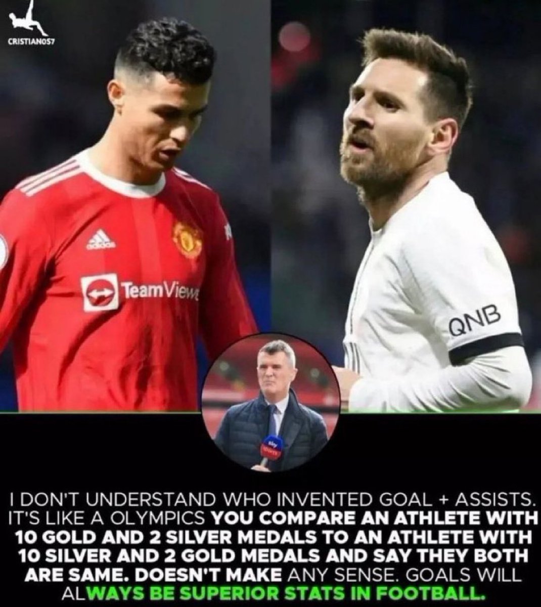 G/A wasn’t a stat before Cristiano Ronaldo started outscoring Messi.