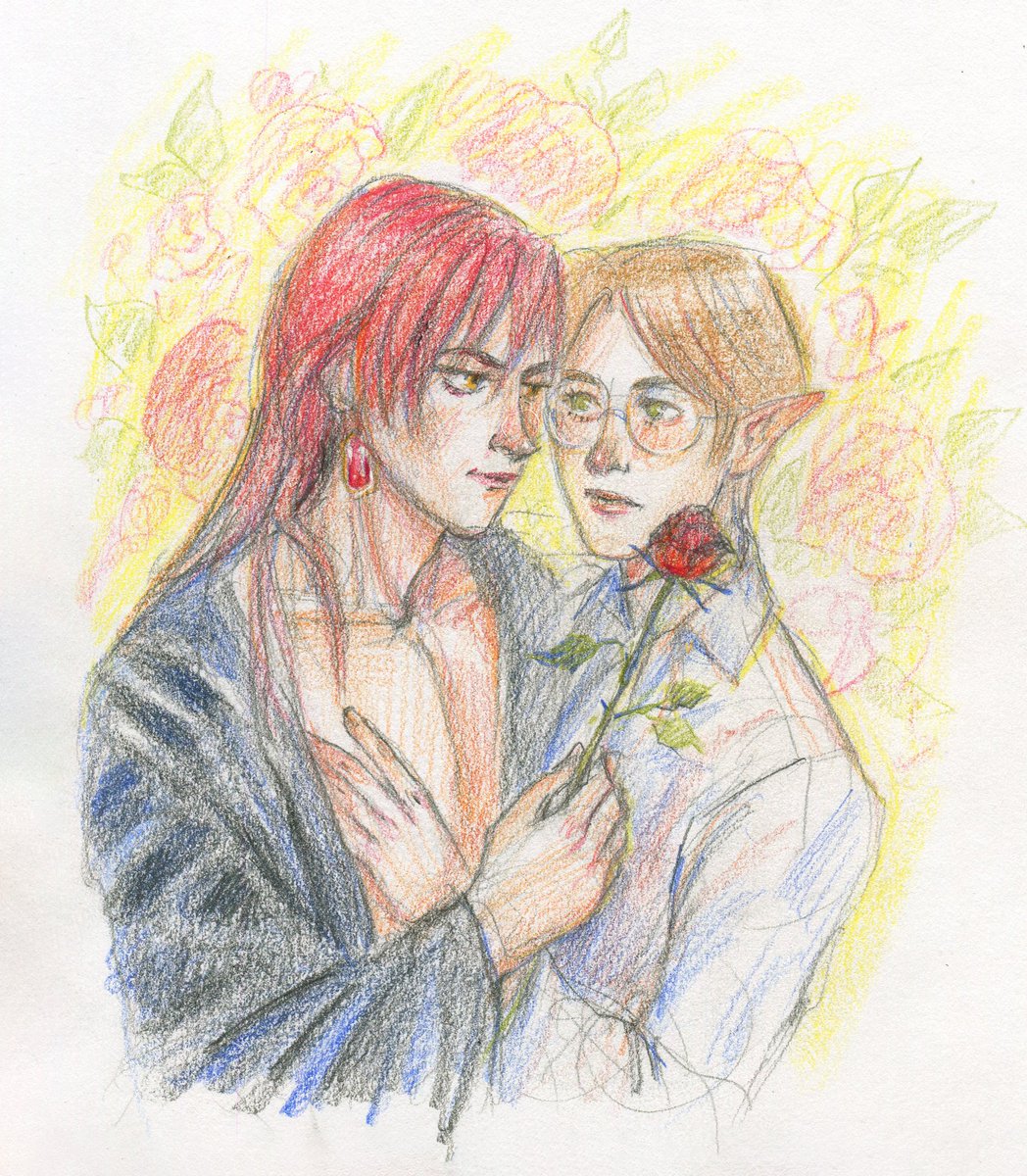 Laterz7777's tweet photo. Antonio and Aviel
Never too late for Valentine's I guees
#traditionalart #BL #drawing #AntonioPortwine #Aviel https://t.co/FzP35w7NP1