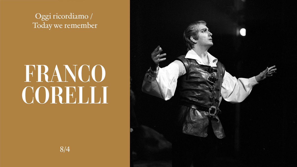 Oggi ricordiamo / Today we remember Franco Corelli.

#NatiOggi #BornToday