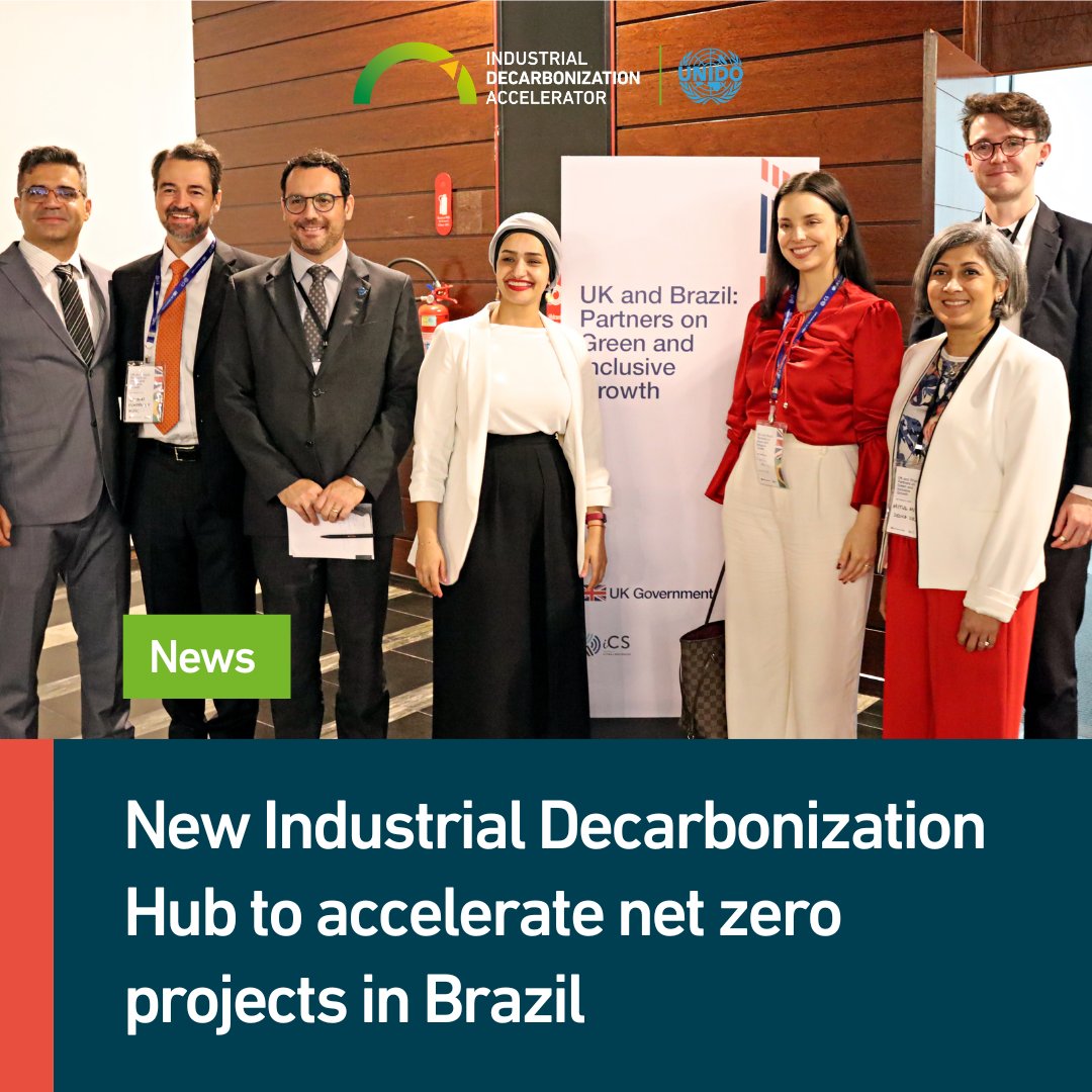 🇧🇷🇬🇧 #Brazil and the #UK have launched a workplan for the new Industrial #Decarbonization Hub - a platform for mobilizing national and international partners towards mitigation, transition and decarbonization projects in Brazil. industrialenergyaccelerator.org/brazil/new-ind… @UNIDO