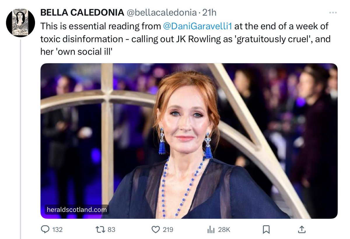 I never mention Bella Caledonia as it's a comedy irrelevance, but just once in a blue moon it's worth pointing out that they really, really hate women.