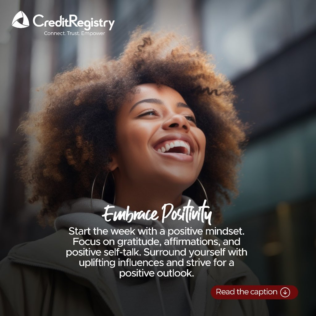 CreditRegistry_'s tweet image. Let's make this week amazing! 🚀💪

 #MondayMotivation #FuelUpForSuccess #CreditRegistry